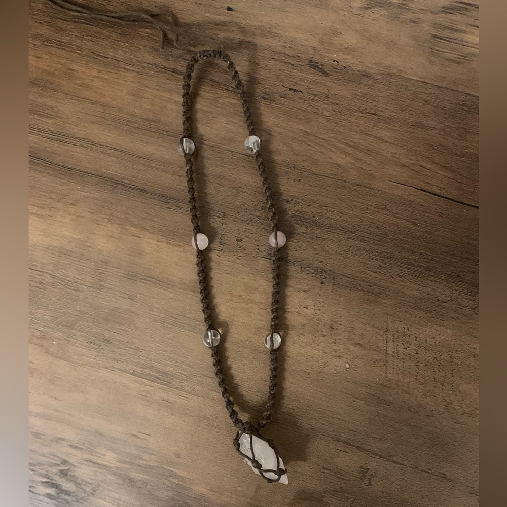 Rose Quatrz Necklace
